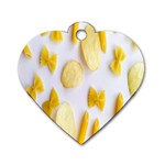 Pasta Dog Tag Heart (Two Sides)