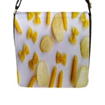 Pasta Flap Closure Messenger Bag (L)