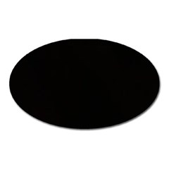 Black,elegan Oval Magnet by nate14shop