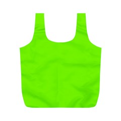 Grass-green-color-solid-background Full Print Recycle Bag (m) by nate14shop