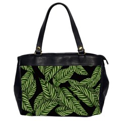  Leaves  Oversize Office Handbag (2 Sides) by artworkshop