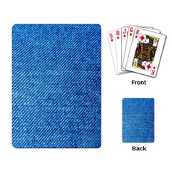 Jeans Blue  Playing Cards Single Design (rectangle) by artworkshop