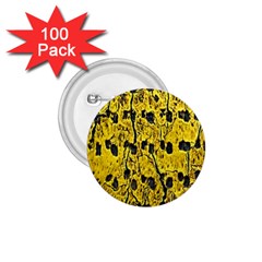 Yellow-abstrac 1 75  Buttons (100 Pack)  by nate14shop