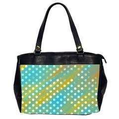 Abstract-polkadot 01 Oversize Office Handbag (2 Sides)