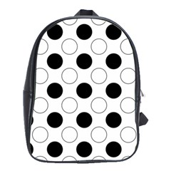 Abstract-polkadot 03 School Bag (large)