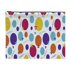 Background-polkadot 01 Cosmetic Bag (xl) by nate14shop