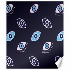 Eyes Evil Eye Blue Pattern Design Canvas 20  X 24  by artworkshop