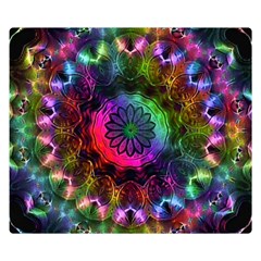 Pride Mandala Double Sided Flano Blanket (small)  by MRNStudios