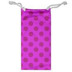 Polka-dots-purple Jewelry Bag by nate14shop