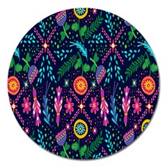 Pattern-vector Magnet 5  (round) by nate14shop