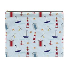 Nautical-ilustrasi Cosmetic Bag (xl) by nate14shop