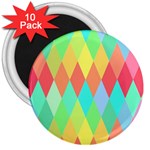 Low-poly 3  Magnets (10 pack) 