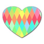 Low-poly Heart Mousepads