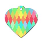 Low-poly Dog Tag Heart (Two Sides)