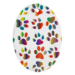 Colorful Ornament (oval) by nate14shop