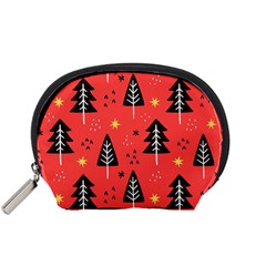 Christmas Tree,snow Star Accessory Pouch (small) by nate14shop