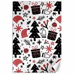 Christmas Tree-background-jawelry Bel,gift Canvas 12  X 18  by nate14shop