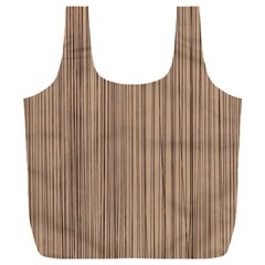 Background-wood Pattern Full Print Recycle Bag (xxl)