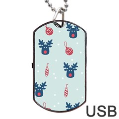 Christmas-jewelry Bell Dog Tag Usb Flash (one Side) by nate14shop