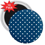 Polka-dots 3  Magnets (10 pack) 