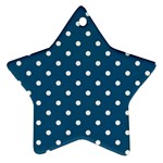 Polka-dots Star Ornament (Two Sides)