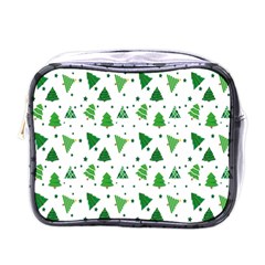 Christmas-trees Mini Toiletries Bag (one Side) by nateshop