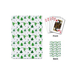 Christmas-trees Playing Cards Single Design (mini) by nateshop