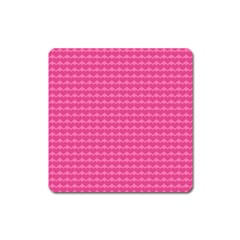 Abstract-pink Love Square Magnet by nateshop