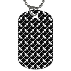 Abstract-black Dog Tag (two Sides) by nateshop