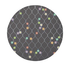 Pattern Flower Mini Round Pill Box