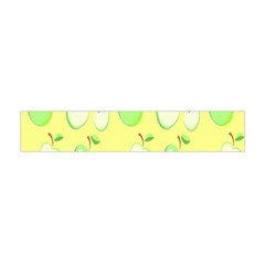 Apple Pattern Green Yellow Flano Scarf (mini) by artworkshop