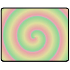 Spiral Double Sided Fleece Blanket (medium) 