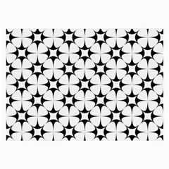 Star-white Triangle Large Glasses Cloth (2 Sides) by nateshop