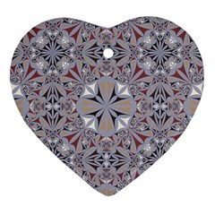 Triangle-mandala Ornament (heart) by nateshop