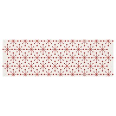 Pattern Christmas Pattern Red Stars Banner And Sign 12  X 4 