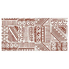 Tribal Pattern Vintage Texture Banner And Sign 8  X 4 