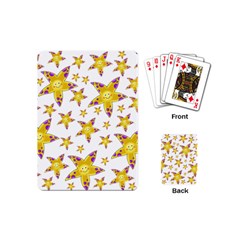 Isolated Transparent Starfish Playing Cards Single Design (mini) by Sapixe
