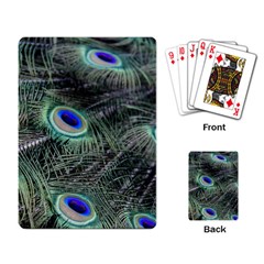 Plumage Peacock Feather Colorful Playing Cards Single Design (rectangle) by Sapixe