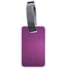 Background-purple Luggage Tag (one Side) by nateshop