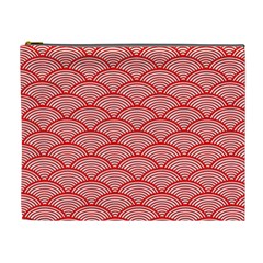 Japanese-wave Cosmetic Bag (xl) by nateshop