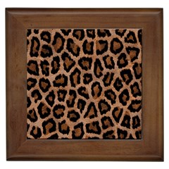 Paper-dark-tiger Framed Tile by nateshop