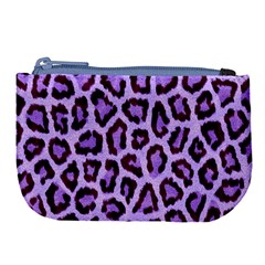 Paper-purple-tiger Large Coin Purse by nateshop