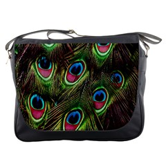 Peacock-army Messenger Bag by nateshop