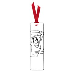 Cartoon Head Talking Drawing Tshrt Small Book Marks by dflcprintsclothing