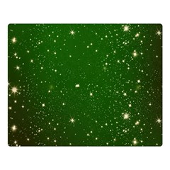 Background-star -green Double Sided Flano Blanket (large)  by nateshop