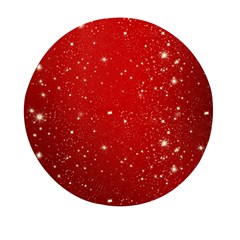 Background-star-red Mini Round Pill Box (pack Of 3)