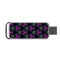 Background-triangle Portable Usb Flash (two Sides) by nateshop