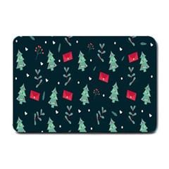 Christmas Pattern Design Small Doormat  by artworkshop