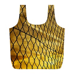 Chain Link Fence  Full Print Recycle Bag (l) by artworkshop