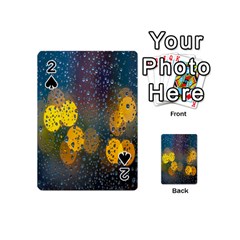 Bokeh Raindrops Window  Playing Cards 54 Designs (mini) by artworkshop